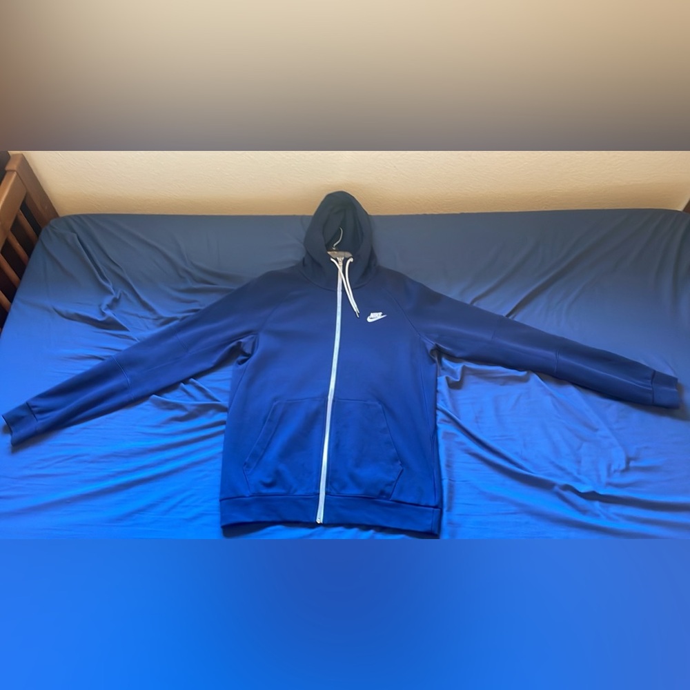 Nike Navy Blue Jacket Size Small Mens